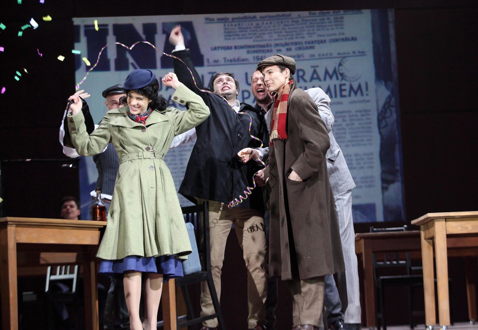 Skats no NT izrādes "Svina garša" (rež. V. Sīlis) // Foto – Agnese Zeltiņa